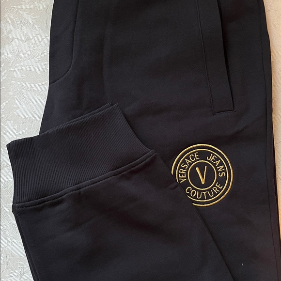 Versace Jeans Couture black sweatpants (Size: XL Men); Brand New - Picture 5 of 14